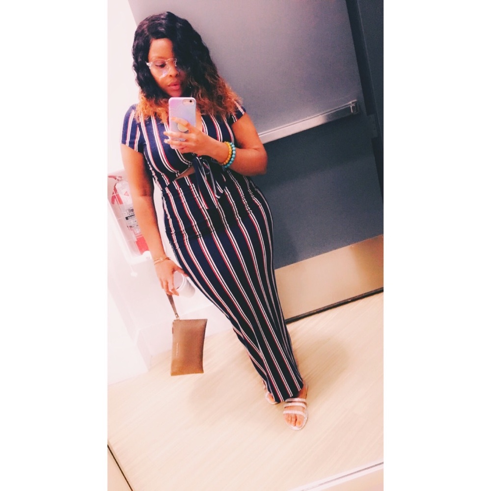 Rainbow striped 2 piece set